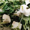 おケロ☆'s cooksnap of when they made 韓国海苔、ハンペン、水菜の和え物.