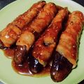 うーさき's cooksnap of when they made 巻いて焼くだけ！人気のなすの豚バラ肉巻き.