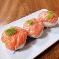 やなぎだまこ's cooksnap of when they made 蜜柑で爽やか♪サーモンの手鞠寿司.