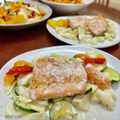 Superlittleboo's cooksnap of when they made サーモンのソテー　ミルクソース添え.