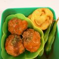 怪獣こころん's cooksnap of when they made レンジで簡単ミートボール　お弁当作り置き.