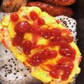 リポたん's cooksnap of when they made 簡単お弁当！卵・カニかま・粉チーズ炒め.