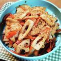 お山のエイ's cooksnap of when they made れんこん人参ちくわのきんぴら.