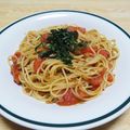 まる゜'s cooksnap of when they made フレッシュトマトとアンチョビのパスタ.