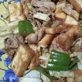 クック6DDPP8☆'s cooksnap of when they made 厚揚げと豚肉と野菜の味噌炒め.