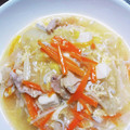 のり子のおかず♪'s cooksnap of when they made 卵と豆腐でふわとろコンソメスープ.