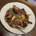 クロ８５'s cooksnap of when they made 台湾料理★挽肉と茄子のバジル炒め.