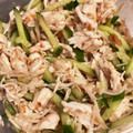 まきろんカフェ's cooksnap of when they made きゅうりとささみとエノキの梅おかか和え.