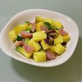 キンプリ's cooksnap of when they made さつま芋とハム胡瓜のオリーブオイルサラダ.