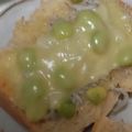 ヨシヨッシー's cooksnap of when they made 簡単！しらすと枝豆のマヨチーズトースト☆.