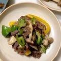 きなこ's cooksnap of when they made 牛肉と野菜、きのこのオイスターソース炒め.