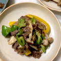 きなこ's cooksnap of when they made 牛肉と野菜、きのこのオイスターソース炒め.