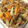 メグたんのほっぺ's cooksnap of when they made レンコンとシソのピリ辛そぼろ炒め.