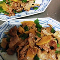 みぽちととしき's cooksnap of when they made 簡単☆メイン豚こまとたくあんピーマン炒め.