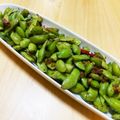 晴れ女☆夏女's cooksnap of when they made 瓶詰ニンニクでおつまみ枝豆ペペロンチーノ.