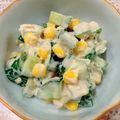 ♡ともりん's cooksnap of when they made きゅうりとオクラ、コーンのツナマヨサラダ.