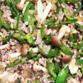 抹茶MILK's cooksnap of when they made ひき肉とピーマンの味噌炒め.