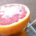 り～たん。's cooksnap of when they made 簡単グレープフルーツの砂糖のせ.