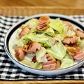 マルんちの丸顔's cooksnap of when they made コリアンダー香る☆魚ニソとキャベツ炒め.