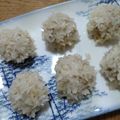 ねこはがき's cooksnap of when they made フライパンで蒸す☆餅米焼売☆筍、挽肉で☆.
