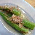 ねこはがき's cooksnap of when they made 食べたら驚く美味しさ＊オクラの焼き浸し.