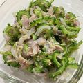 みーこさん☆'s cooksnap of when they made 毎日1本食べられる！ゴーヤのサラダ.