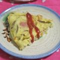 mmameco's cooksnap of when they made 冷蔵庫整理に✿スパニッシュオムレツ。.