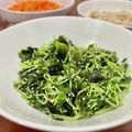Superlittleboo's cooksnap of when they made 豆苗とわかめのナムル.