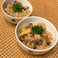 なつき☆ミ's cooksnap of when they made 土鍋で炊く！帆立ときのこの炊き込みご飯.