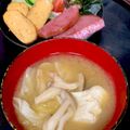 ルぴあ's cooksnap of when they made 減塩！くずし豆腐ときのこの味噌汁.