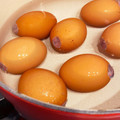 bpt0217's cooksnap of when they made ル・クルーゼでゆで卵.