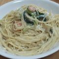 Dad_taka's cooksnap of when they made 牛乳で簡単！シーフードクリームパスタ♡.