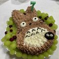 なちゅcafe's cooksnap of when they made キャラケーキ☆トトロ.