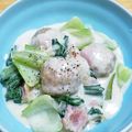 yocchi2109's cooksnap of when they made チンゲン菜とベーコンのクリーム煮.