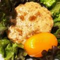 おかしらん's cooksnap of when they made お月見に！てりやき鶏むねつくね丼.