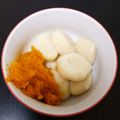 neconoco's cooksnap of when they made 豆腐のお月見団子☆かぼちゃあん.