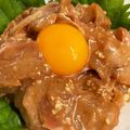 ドドレミ♪'s cooksnap of when they made 漬け真鯛のごまだれ和え〆は鯛茶漬け☆.