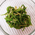 もにゃっこ's cooksnap of when they made ピーマンとちりめんの簡単ごま和え.