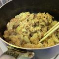 まゆこ’sキッチン's cooksnap of when they made キャベツとしめじとツナ卵炒め.
