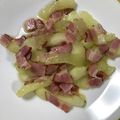 gingin502's cooksnap of when they made ハグラウリのベーコン炒め♪.