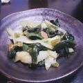 ぽこちゃんのお部屋's cooksnap of when they made ほうれん草ときゅうりの梅ナムル。.