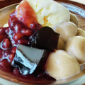 ♡マッキークッキング's cooksnap of when they made 黒砂糖を使った・黒糖あんみつ.