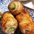 か～ぽ☆'s cooksnap of when they made ✿オクラちくわの豚肉巻きDE甘酢たれ✿.