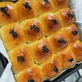 maki34's cooksnap of when they made さつまいもちぎりパン♡さつま餡入.
