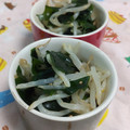 赤い電話's cooksnap of when they made もやしとわかめのナムル.