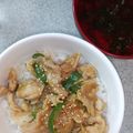 ミンミン310's cooksnap of when they made ちゃちゃっとお家で簡単ランチスタミナ丼.