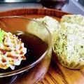 ♡マッキークッキング's cooksnap of when they made ほうじ茶ゼリーとほうじ茶蒸しパン.