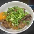 クックEIY2HG☆'s cooksnap of when they made すき家風？！簡単ネギ玉牛丼！.