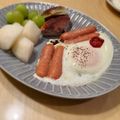 KEI〜☆'s cooksnap of when they made 我が家の朝食　ぱっかーんウインナーエッグ.