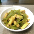 にんじん人's cooksnap of when they made 芋づるとお揚げさんのたいたん.